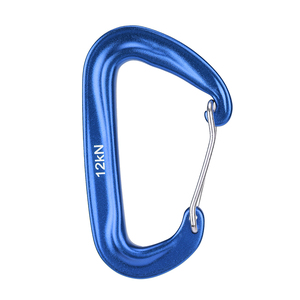 Ganchos de mosquetón de aluminio ligeros y resistentes 12KN para gimnasio al aire libre, hamacas para acampar, uso versátil de llaveros - Product Image 2