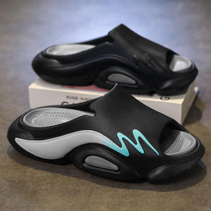 Deran รองเท้าแตะแบบสไลด์สำหรับผู้ชายและผู้หญิง, สำหรับใส่ได้ทั้งชายและหญิง<span class=keywords><strong>ม</strong></span>ีแพลตฟอร์มหมอน<span class=keywords><strong>สระ</strong></span>ว่ายน้ำฤดูร้อน - Product Image 5