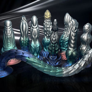 Juguetes Sexuales Anales, Consoladores de Tentáculos de Monstruo, Tapones Anales de Silicona, Ventosa, Fantasía, Pene Largo y Delgado, Juguete Sexual Suave e Impermeable para Mujeres - Product Image 2