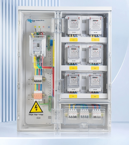 Remote Reading 6-Position Energy Meter Panel with UV-Resistant Cover Electricity meter box - Product Image 6