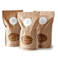 Sachet Doypack Personnalisé Écologique Imprimé Qualité Alimentaire avec Fermeture Éclair pour Snacks à Base de Noix et Aliments pour Animaux de Compagnie