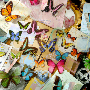 35 pièces par paquet double matériel pack Le septième chapitre de la série de rêves Manuel d'artisanat à thème lumineux Décoration de bricolage - Product Image 2
