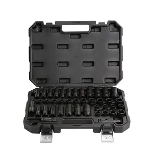 42pcs Durable Deep CR-MO Steel 3/8" Drive Impact Socket Set Kits