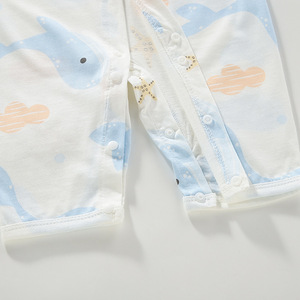 Body para bebé de algodón puro, ropa fina de manga larga transpirable, ropa de verano unisex para recién nacidos de un mes de edad - Product Image 2
