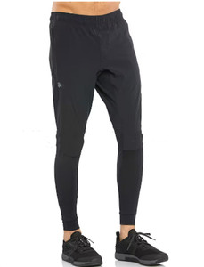 Pantaloni Sportivi da <span class=keywords><strong>Uomo</strong></span> per Attività all'Aperto, Leggeri, 100% Nylon, Senza Cuciture, in Tessuto Ice Silk, Elastici, Traspiranti e ad Asciugatura Rapida - Product Image 1