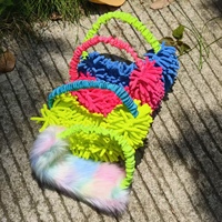 Jouet en peluche personnalisé pour chien, en vraie fourrure de lapin, avec anneau, pour l'extérieur, interactif, à tirer, haute qualité, jouet à mâcher pour animaux de compagnie