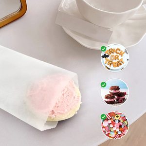 Sacchetto <span class=keywords><strong>di</strong></span> <span class=keywords><strong>carta</strong></span> cerato Glassine riciclabile personalizzato Mini buste <span class=keywords><strong>di</strong></span> <span class=keywords><strong>carta</strong></span> Mini buste per panetteria <span class=keywords><strong>di</strong></span> semi <span class=keywords><strong>di</strong></span> caramelle - Product Image 4