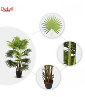 Plantes artificielles en plastique, palmiers verts, monstera, bonsaïs, faux oliviers, arbres artificiels pour la décoration intérieure et extérieure de la maison