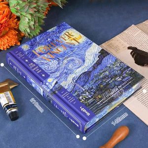 Bloc-notes XinyiArt A5 relié rigide, série Van Gogh, 144 feuilles, 90 g/m², pages vierges, carnet de croquis pour artiste, carnet de dessin - Product Image 6