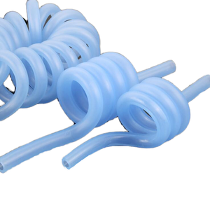 خرطوم سيليكون ملفوف عالي الجودة مخصص، أنبوب تلسكوبي لآلة البيرة وأجهزة التجميل، أنبوب هواء مرن ومتين من المطاط والبولي يوريثين من المصنع - Product Image 2