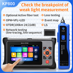 Comptyco thông minh mini FTTH OTDR KP800 hoạt động sợi quang thử nghiệm 850/1300/1310/1550/1625/1650nm OPM VFL 100km <span class=keywords><strong>SM</strong></span> <span class=keywords><strong>mm</strong></span> sống thử nghiệm OTDR - Product Image 2