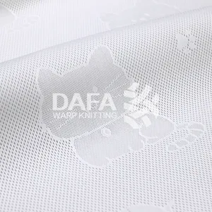 空气间隔夹层网状织物空气床垫3D提花床垫盖织物