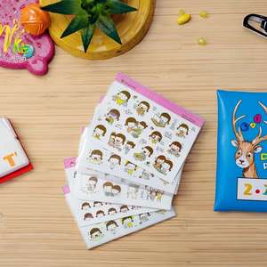 2 Hojas/Paquete de Pegatinas de Papel Kawaii con Laminado Brillante para Álbumes de Recortes, Regalos para Estudiantes y Regalos Promocionales - Product Image 4
