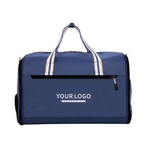 Sac de voyage convertible 2-en-1 en polyester avec logo personnalisé, grand format, étanche, pour vêtements de sport, collection 2024 - Product Image 1