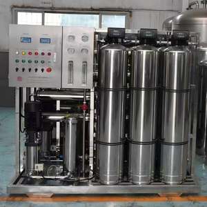 Usine de dessalement d'eau de mer industrielle à commande PLC, système d'osmose inverse 10tph, machine à eau RO - Product Image 2