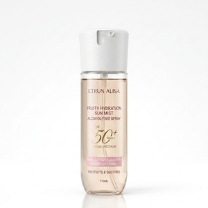 Spray protector solar refrescante de sandía OEM 80 minutos resistente al agua y al sudor SPF 50 protección de amplio espectro - Product Image 1