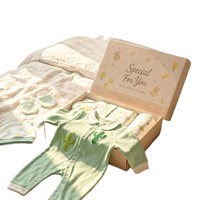 Ensembles de vêtements pour nouveau-nés de haute qualité à faible MOQ, prêts à être expédiés, coffret cadeau de naissance, barboteuse en coton, tenue pour bébé