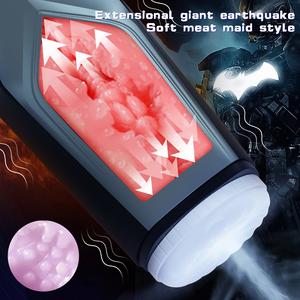 スパイダーマンの男性用セックストイ、7つの振動モードと7つの突き出しモードを備えた男性用オナニーカップ - Product Image 3