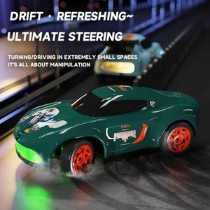 Voiture de course télécommandée JJRC Q197 Mini Drift Car, modèle RC à l'échelle 1:64, 6 couleurs lumineuses, télécommande et voiture intégrées, jouet de course - Product Image 5