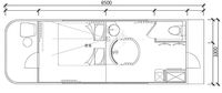 Maison mobile de luxe, mini-maison préfabriquée, cabine capsule, maison en acier, pod de couchage pour hôtels, application extérieure, maison capsule D6