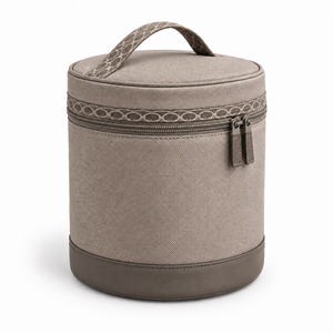 Neceser de Viaje Redondo con Cierre Envolvente, Base Impermeable, Bolsa de Aseo de Nailon con Logotipo Personalizado - Product Image 3