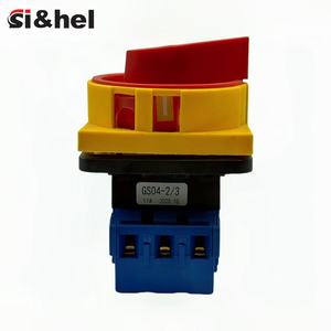 Cầu dao cách ly tải 25A 3P, ngắt kết nối, bật/tắt, tiếp điểm bằng kim loại bạc và nhựa, bảng điều khiển, IP65, 690V, chứng nhận CE CCC, 1NO1NC - Product Image 3