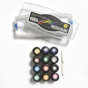 Ensemble de peinture acrylique pour artistes, 12 couleurs non toxiques, peinture pour affiches, peinture murale, peinture DIY, peintures pour graffitis - Product Image 4