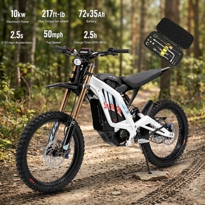 Motocicleta Eléctrica Surron Light X Blanca 2026 de 10000W con Batería de 72V 35Ah 1. Potencia Aumentada, Rendimiento de Aceleración Mejorado, 0-30 Km/h en 1 Segundo - Product Image 4