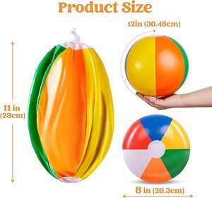 Pelota de Playa Clásica con Logotipo Personalizado, Juguetes Inflables para Piscina, Juegos para Adultos y Niños, Artículos para Fiestas de Cumpleaños, Set Combinado - Product Image 5