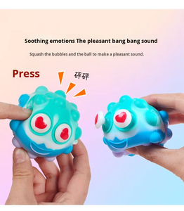 Juguete Antiestrés de Burbuja con Ojos Saltones, Juguete Sensorial para Apretar, Juguete Whack-a-Mole para Niñas, Niños y Adolescentes, Alivio de la Ansiedad, Oficina - Product Image 6