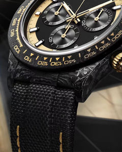 Article cadeau idéal. Luxueux et exquis. Montre-bracelet mécanique multifonctionnelle pour homme en fibre de carbone recommandée - Product Image 4