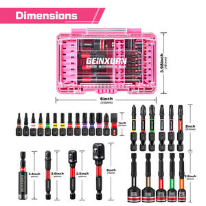29 Stück DIY Grade Pink Pflaumen blüte Design Phillips Square Schlitz markierung Spritzguss Box Kit Anpassbare OEM & ODM Unterstützung - Product Image 2