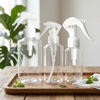 Bouteilles pulvérisatrices en plastique 200 ml 300 ml 500 ml, blanches, vides, avec pulvérisateur déclencheur pour désinfection