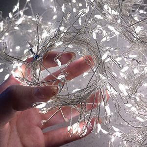 <span class=keywords><strong>Guirlande</strong></span> lumineuse <span class=keywords><strong>Micro</strong></span> <span class=keywords><strong>LED</strong></span> en forme de pétard, rideau de fenêtre, <span class=keywords><strong>guirlande</strong></span> féerique murale, à intensité variable, pour mariage, fête, Noël, décorations de vacances - Product Image 5