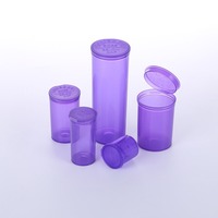 Flacons en plastique pour emballage médical, flacons à pilules pour pharmacie, flacons à capsules, flacons à ouverture facile pour enfants, flacons à ouverture facile pour fleurs, 5DR, 6DR, 13DR, 19DR, 30DR, 60DR