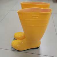 Bottes en caoutchouc blanches, bottes de pluie pour femmes