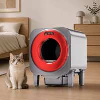 Bac à litière automatique autonettoyant E3 70L, toilette électrique intelligente pour chat, désodorisant, contrôle par application, grande capacité
