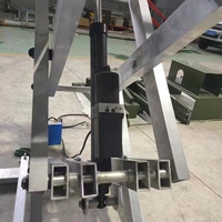 Anpassbare stationäre hydraulische Scherenhebebühne für vertikale Hebearbeiten