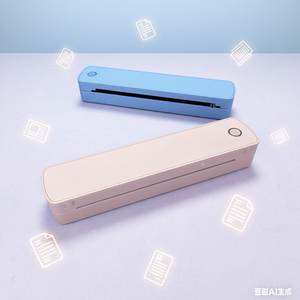 Imprimante thermique portable HD A4 ZJ A403 pour téléphone portable, sans encre, pour transfert de tatouages, compatible BT, bleu macaron rose, populaire pour l'export. - Product Image 5