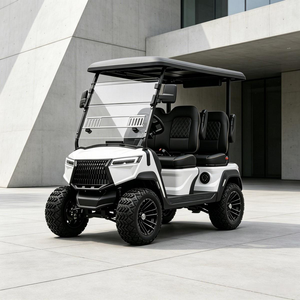 Véhicule de patrouille électrique pour site agricole, voiturette de golf, buggy de golf, suspension à double bras pour utilisation hors route publique, homologué DOT CE EEC - Product Image 1