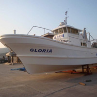 Bateau de pêche commercial et chalutier Grandsea de 17 m en fibre de verre pour la pêche au filet maillant, à vendre