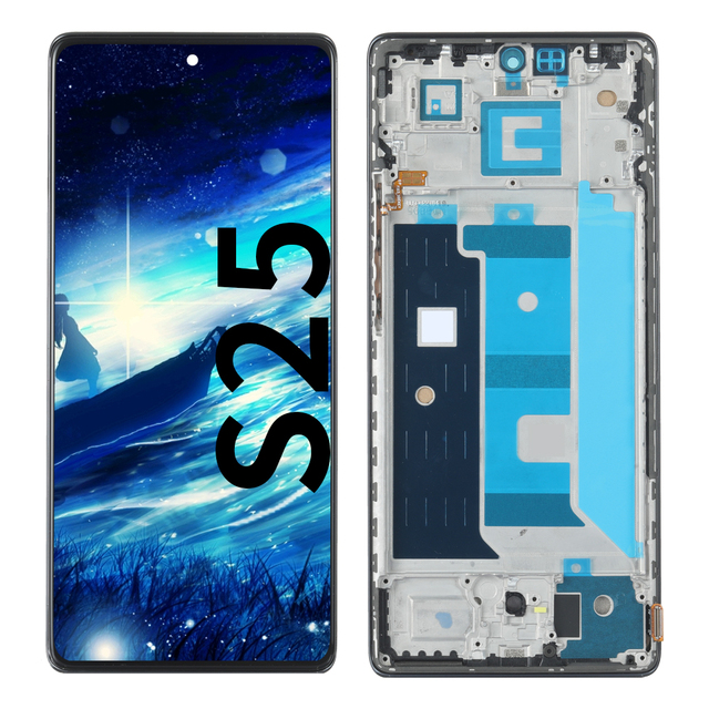 Mobile Phone Lcds Display Wholesale Mobile Phone LCDs Screen for Itel S25 ultra Touch Screen with Frame