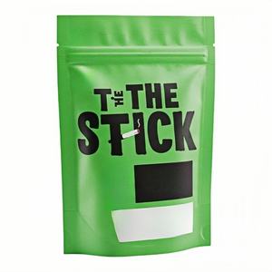 Sachets refermables en plastique imprimés sur mesure, résistants aux odeurs, à fermeture éclair, 3,5 g, sachets en mylar, sachets comestibles pour bonbons - Product Image 1