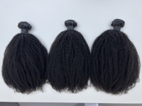 Extensions de Cheveux Humains de Qualité Supérieure 11A Double Drawn 100% Vierges 4A 4B 4C Afro Kinky Curly en Faisceau