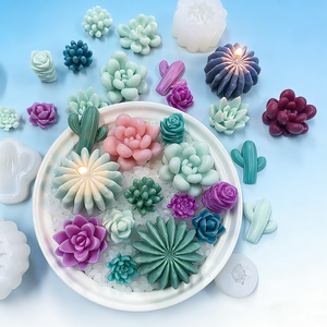 Stampi in Silicone per Candele Artigianali a Forma di Girasole e per Realizzare Sapone, Grandi Stampi in Silicone per Candele - Product Image 1