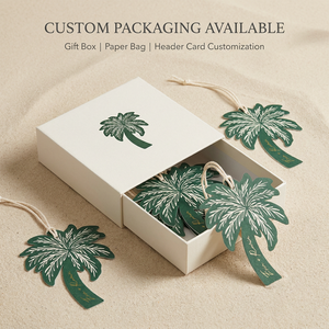 <span class=keywords><strong>Etiquetas</strong></span> Colgantes para Ropa con Forma Personalizada, <span class=keywords><strong>Etiquetas</strong></span> de Papel Premium para Prendas, Etiqueta de Cartón con Logotipo en Lámina Dorada, Troquelada, con Cordón de Algodón, 100 Unidades - Product Image 5