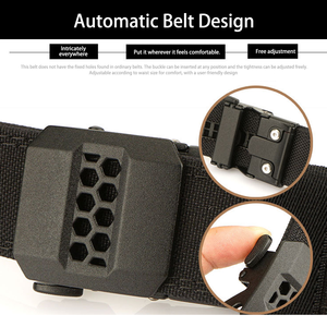 Groothandel Custom Outdoor Edc Bcp Nylon Tactische Pistool Riem Ratchet Systemen Auto Lock Legering Gesp Sportieve Stijl 120Cm Lengte Riemen - Product Image 5