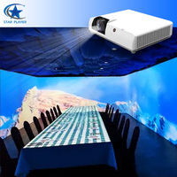 Projecteur de cartographie vidéo avec système d'exploitation Android et écran DLP Wi-Fi intégré pour une projection immersive de salles et de salles à manger au sol