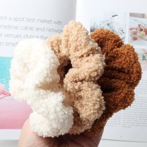 ยางมัดผมสำหรับผู้หญิงขนแกะขนแกะยืดหยุ่นสำหรับผู้หญิง - Product Image 2