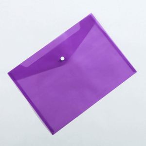 11-Hole Binder <b>Pocket</b> 3-Ring Snap Closure Letter Size Colorful <b>Plastic</b> Punch Fillable Organizer File Folder Made PP Material - Product Image 5
